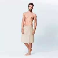 Ręcznik męski do sauny Kilt Active L/XL beżowy mikrofibra