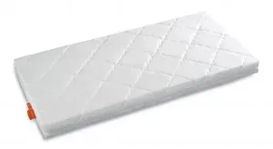Materac antyalergiczny 70x140x8 Evolon biały z pokrowcem do łóżeczka Inter Widex