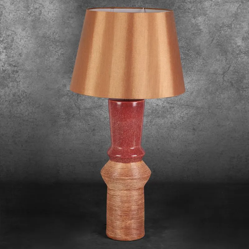 Lampa dekoracyjna elda (01) 35x75  brązowy