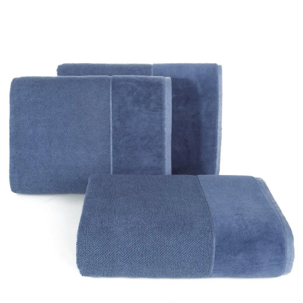 Ręcznik Lucy 30x50 niebieski 500g/m2 frotte Eurofirany