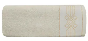 Ręcznik Kamela 70x140 kremowy frotte  520g/m2 Eurofirany