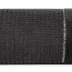 Ręcznik Glory 2 50x90 czarny z welurową bordiurą i srebrną nicią 500g/m2 frotte Eurofirany