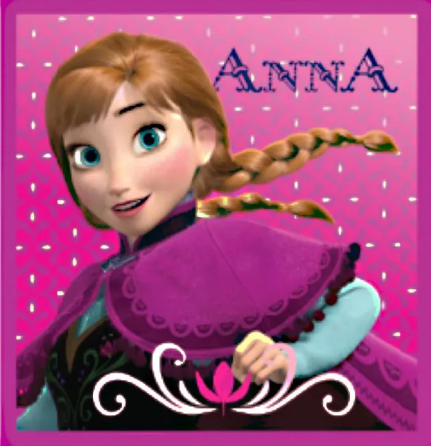 Ręcznik magiczny 30x30 Frozen Kraina Lodu A 0399 Anna Księżniczka Princess