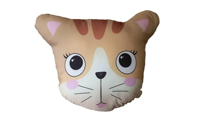 Poduszka przytulanka 40x40 D-108 Kotek tygrysek kształtka kot koteczek cat dekoracyjna