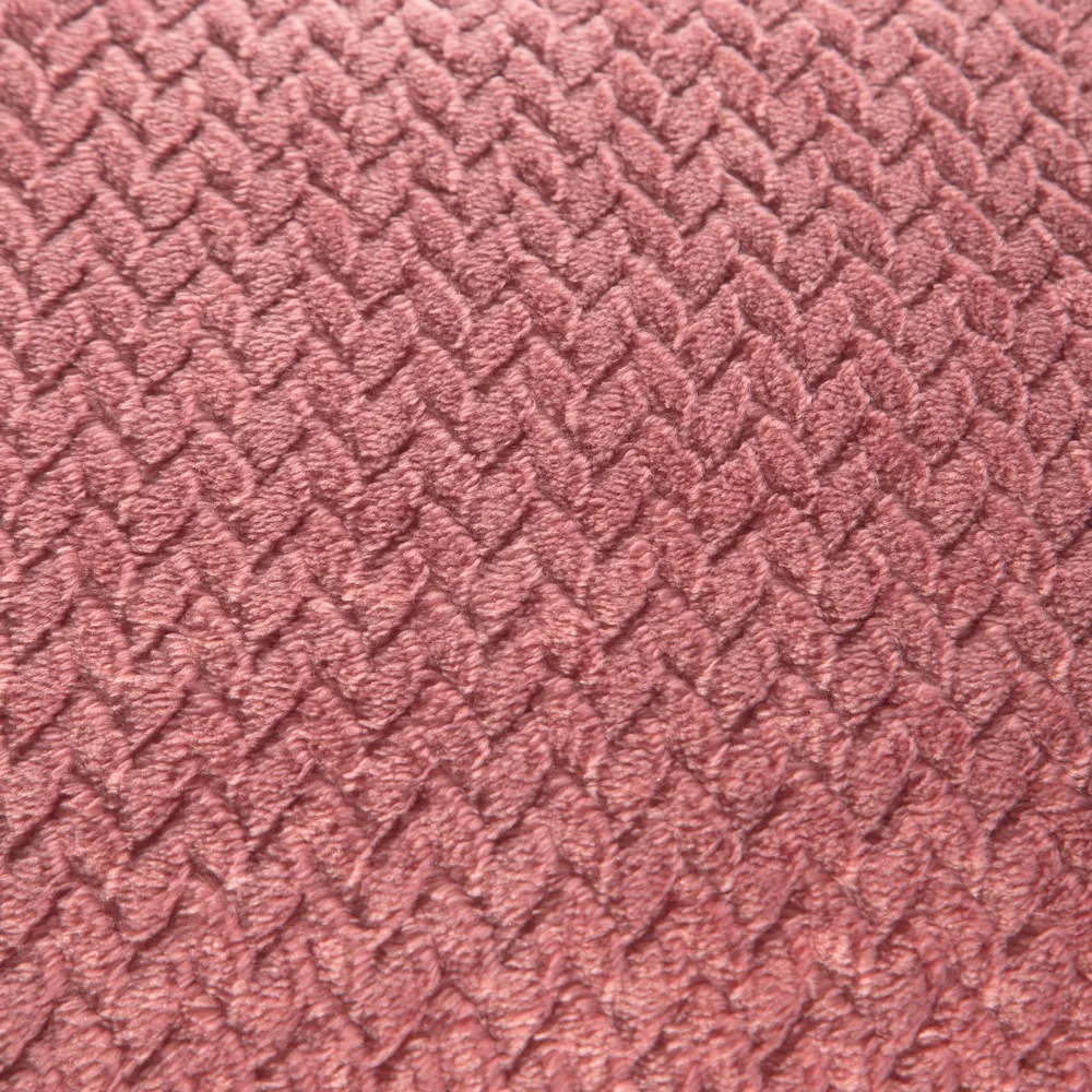 Koc narzuta dekoracyjna na fotel 70x160 Cindy 3 różowy
