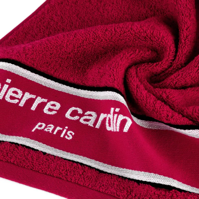 Ręcznik Karl 50x90 czerwony frotte        450g/m2 Pierre Cardin