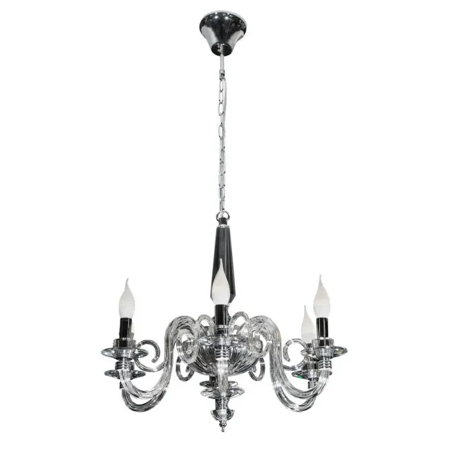 Lampa wisząca sufitowa Elena 63x56 cm dekoracyjny kryształowy żyrandol do salonu sypialni styl nowoczesny klasyczny glamour
