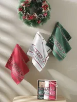 Komplet ręczników świątecznych 3x30x50 prezent 3825 V1 święta 2022