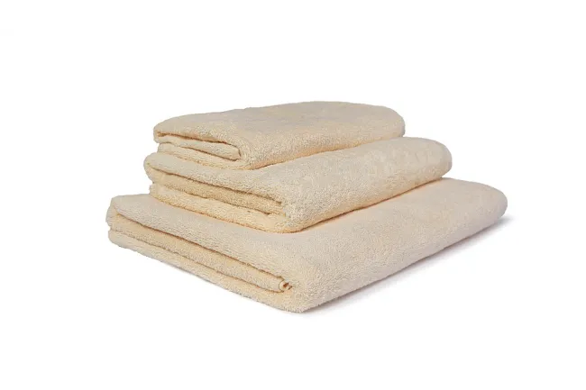 Ręcznik Basic 90x160 kremowy cream frotte 520 g/m2 Nefretete