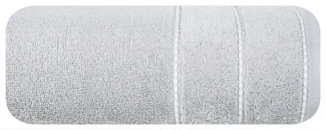 Ręcznik Mari 30x50 srebrny 500g/m2 frotte Eurofirany