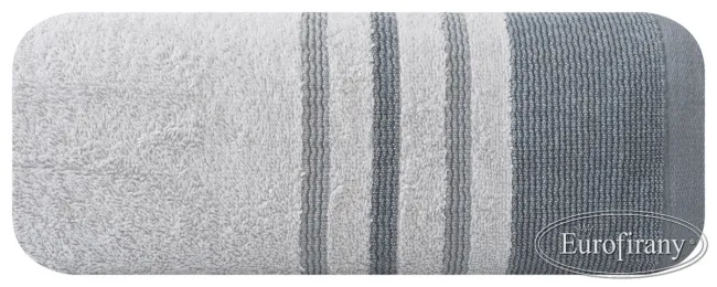 Ręcznik Keri 50x90 05 serbrny frotte 500g/m2 Eurofirany