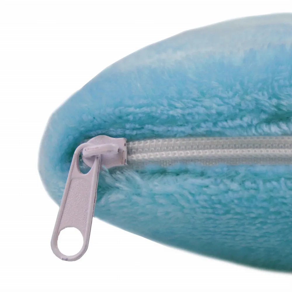 Koc poduszka 2w1 75x100 Wieloryb          niebieski z mikrofibry Domarex
