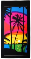 Ręcznik plażowy Summer Sunset 70x140 Palmy