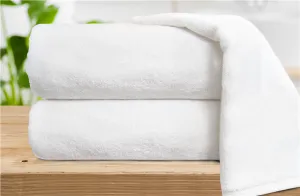 Ręcznik hotelowy 90x180 Baden gładki biały frotte 500g/m2 Greno