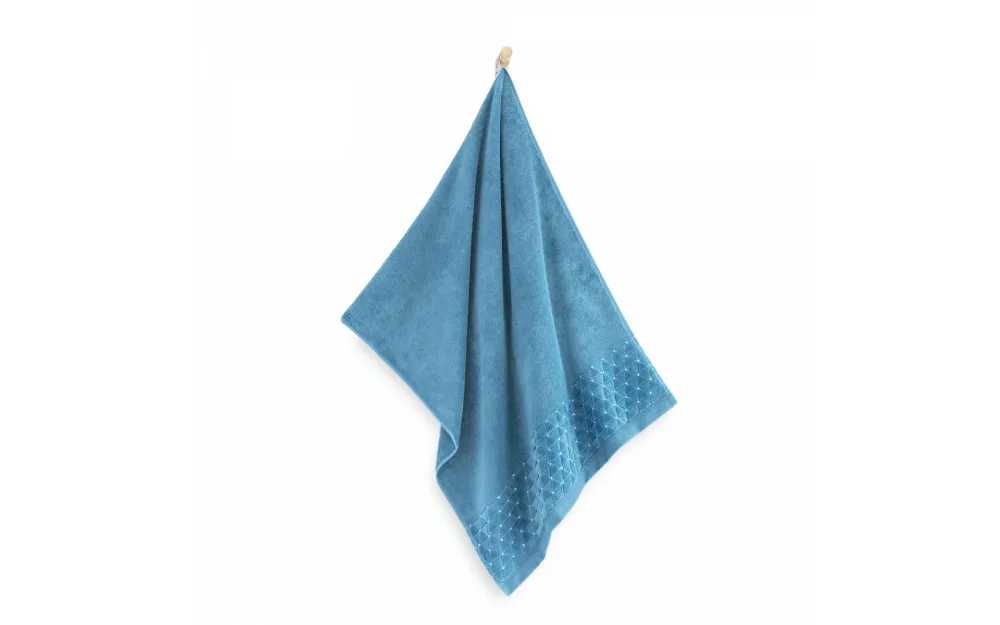 Ręcznik Oscar AB 30x50 niebieski niagara 500 g/m2 frotte Zwoltex