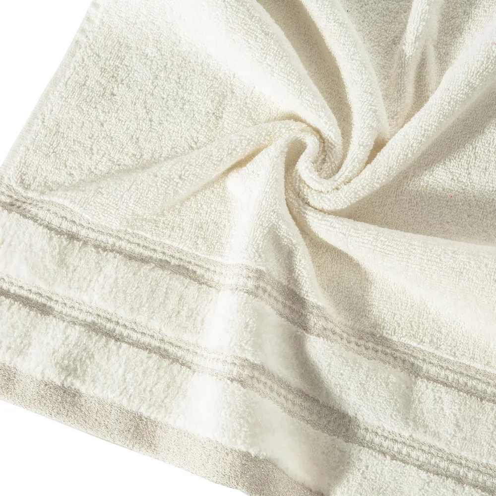 Ręcznik Glory 1 70x140 kremowy 500g/m2 frotte Eurofirany