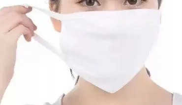 Maseczka maska ochronna na twarz Medical biała wielokrotnego użytku 100% bawełna na gumki Produkt Polski  - ZDJĘCIE POGLĄDOWE