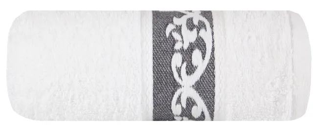 Ręcznik Cezar 50x90 biały 01 frotte 600 g/m2 z bawełny egipskiej