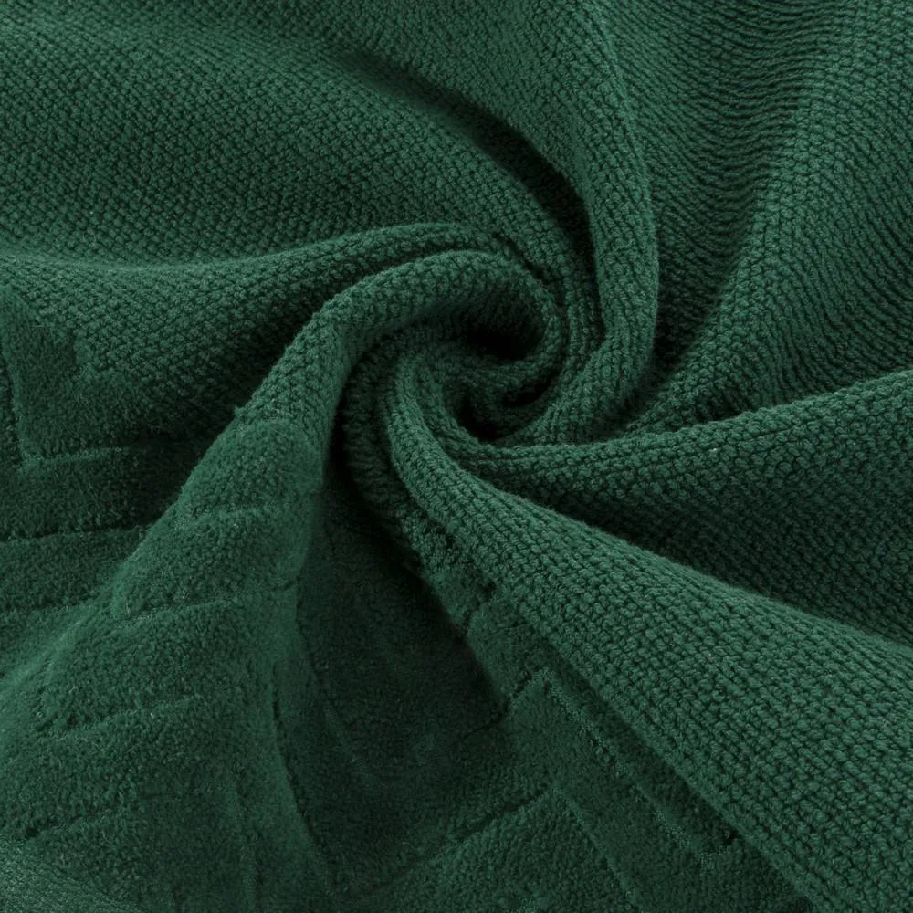 Ręcznik 50x90 Zoe 07 zielony ciemny 500g/m2 Eurofirany