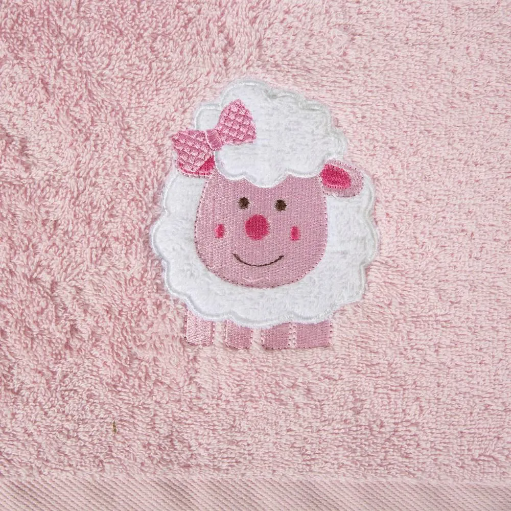 Ręcznik dziecięcy 50x90 Baby 31 owieczka różowy 500g/m2 Eurofirany