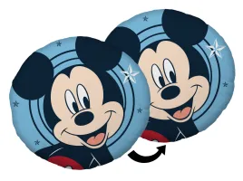 Poduszka dekoracyjna 40 cm Mickey Stars Myszka Miki niebieska polarowa kształtka przytulanka