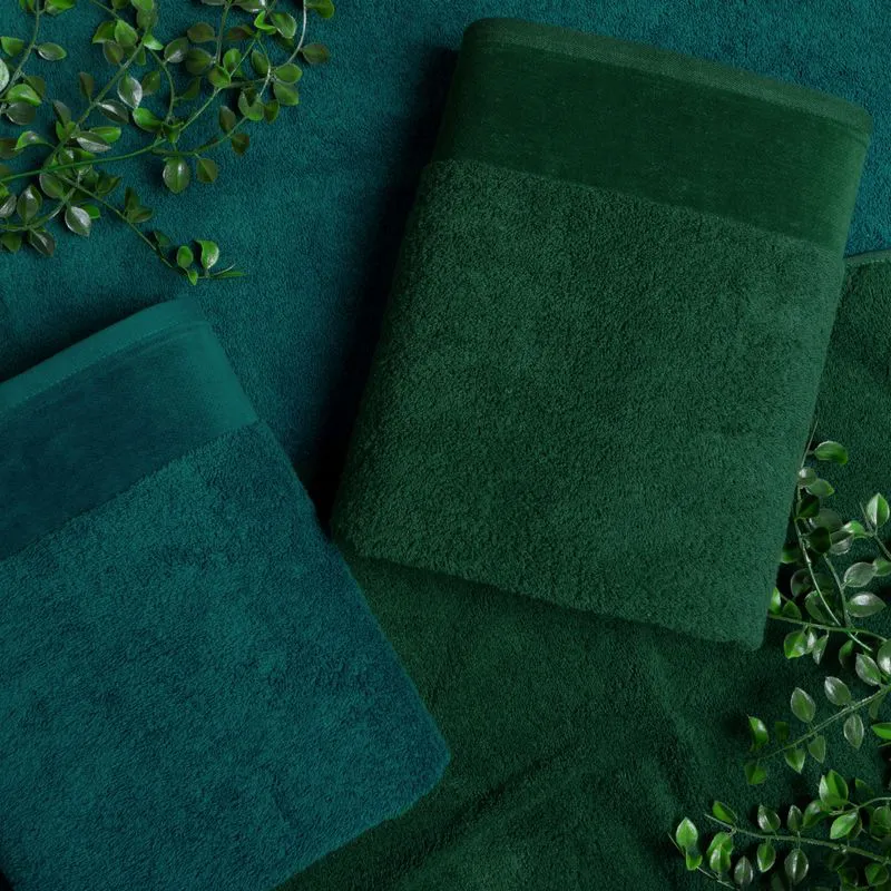 Ręcznik 50x90 Julita zielony ciemny 500g/m2 Eva Minge Eurofirany