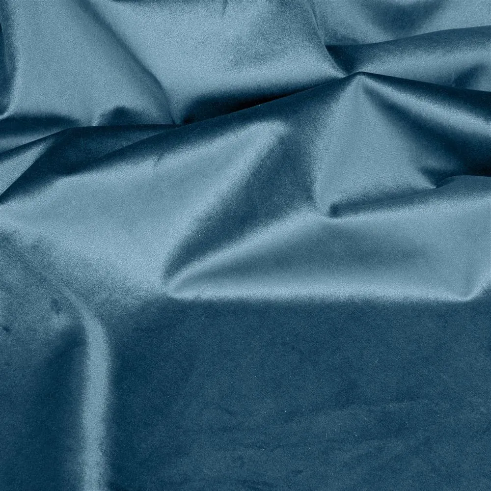 Zasłona 140x270 Sibel niebieska welwetowa gotowa na taśmie Pierre Cardin