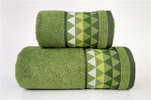 Ręcznik Men Way 70x140 zielony 450g/m2    Greno