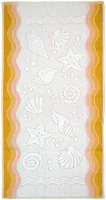 Ręcznik Flora Ocean 50x100 żółty bawełniany frotte 380 g/m2 Greno