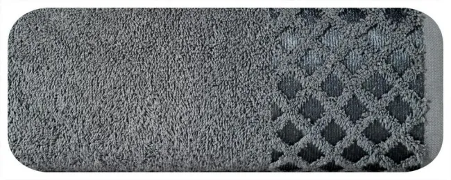 Ręcznik Nela 70x140 stalowy 460g/m2 Eurofirany