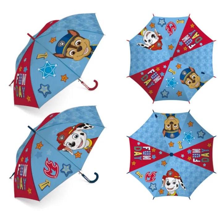 Parasolka dla dzieci Psi Patrol Paw 5303 Pieski Chase Marshall niebieski czerwony parasol niebieska rączka
