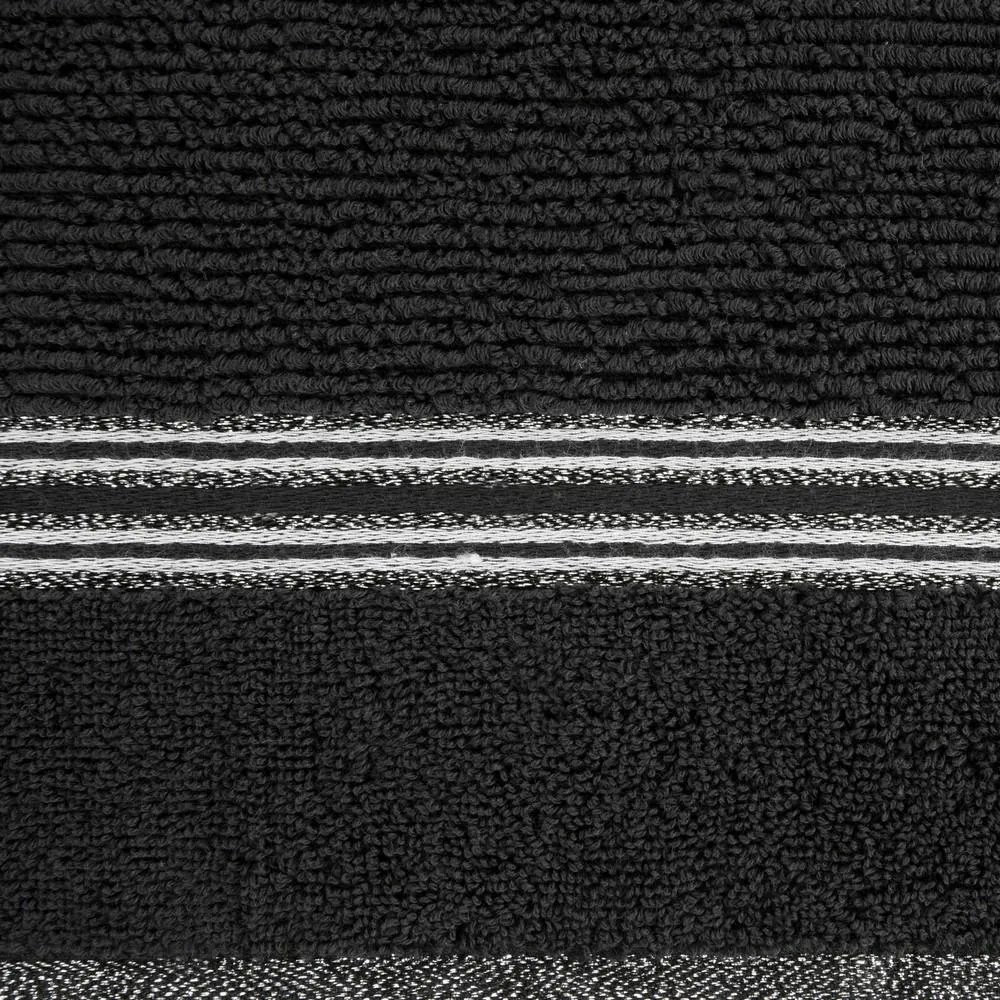 Ręcznik 70x140 Filon 11 czarny 530g/m2 Eurofirany