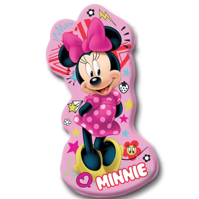 Poduszka kształtka Myszka Mini 4677 Minnie Mouse różowa przytulanka