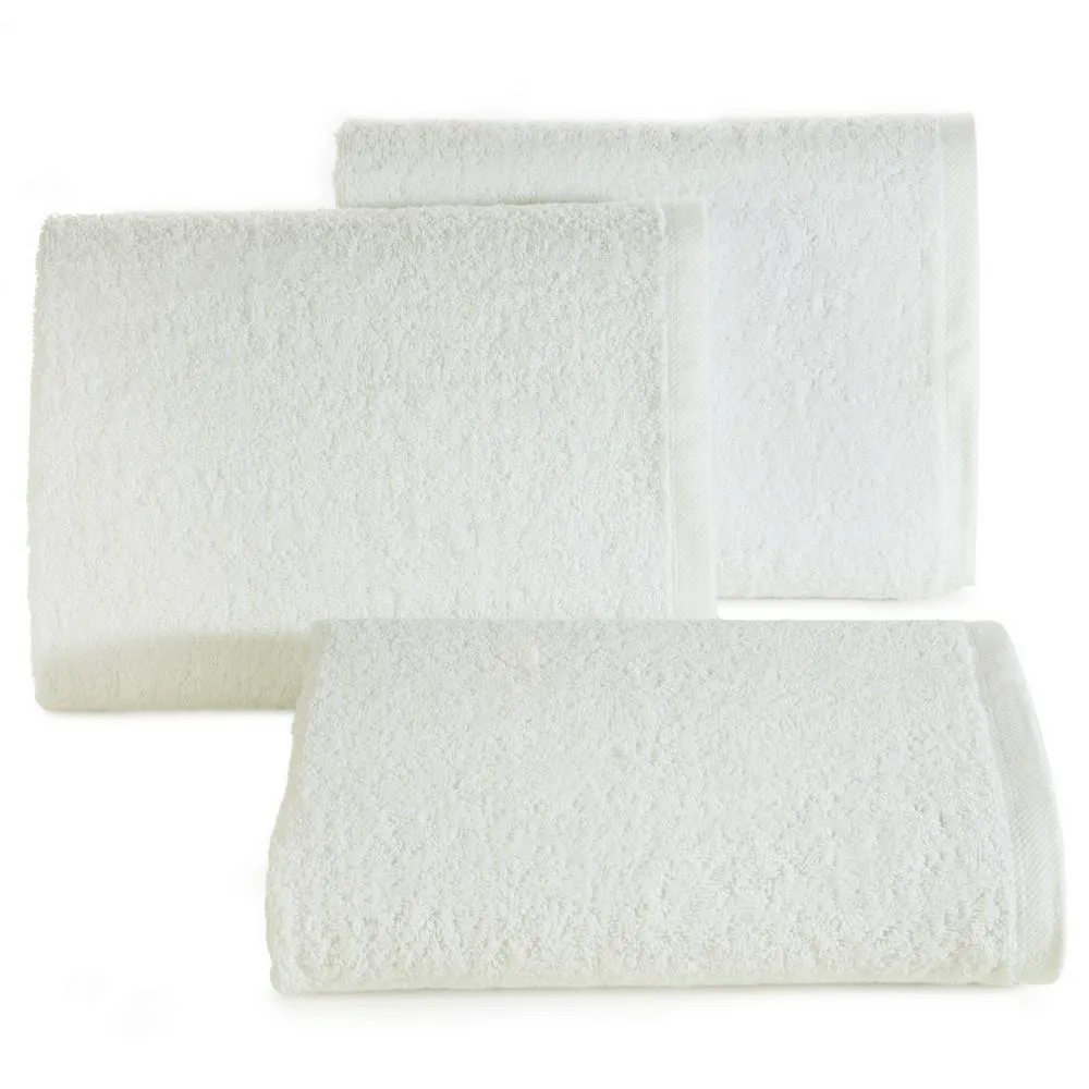 Ręcznik Gładki 2 50x90 biały 01 500g/m2 Eurofirany