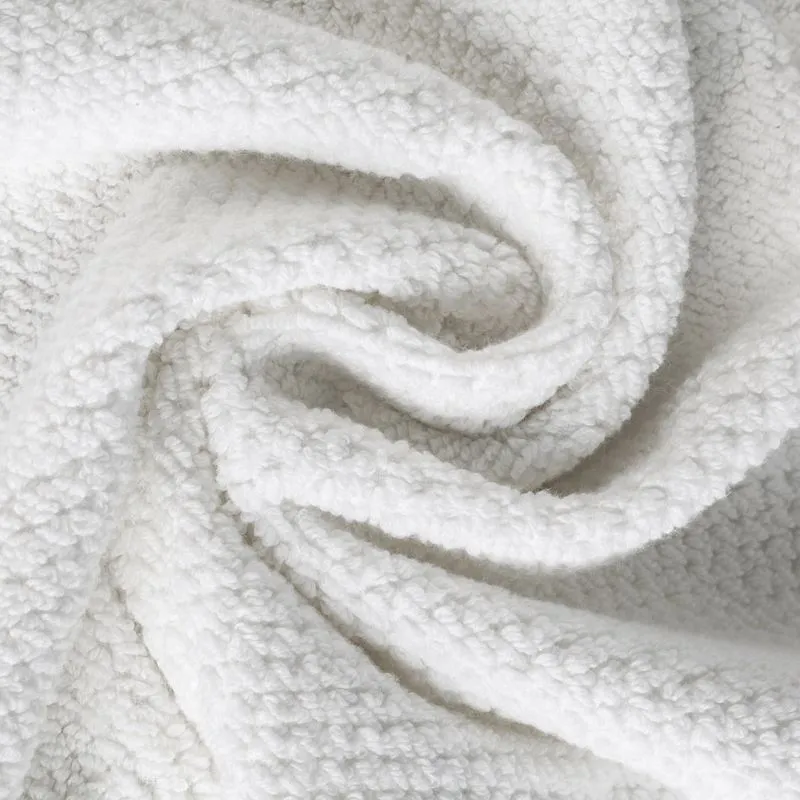 Ręcznik 50x90 Mabel biały z kontrastującym obszyciem krawędzi frotte 500 g/m2 Eurofirany