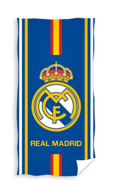 Ręcznik bawełniany 75x150 Real Madryt Logo niebieski RM173026 4220