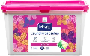 Kapsułki do prania color all-care 3w1 18szt Mayeri