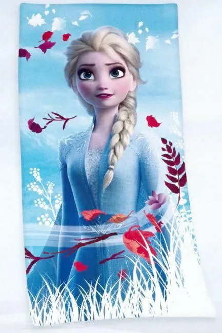 Ręcznik dziecięcy 75x150 Frozen Kraina Lodu 3584 Anna bawełniany