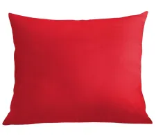 Poszewka bawełniana 50x70 czerwona jednobarwna Simply