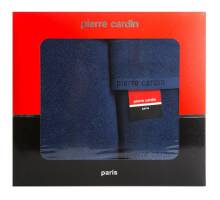 Komplet ręczników w pudełku Evi 3cz. granatowy 430g/m2 Pierre Cardin