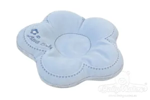 Poduszka dla niemowląt Flor niebieska przeciwodkształceniowa do karmienia