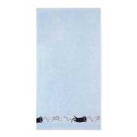 Ręcznik 70x130 Koty Mgiełka-5460 niebieski frotte bawełniany dziecięcy