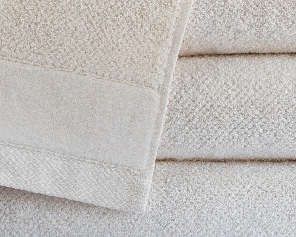 Ręcznik Vito 70x140 kremowy frotte bawełniany 550g/m2