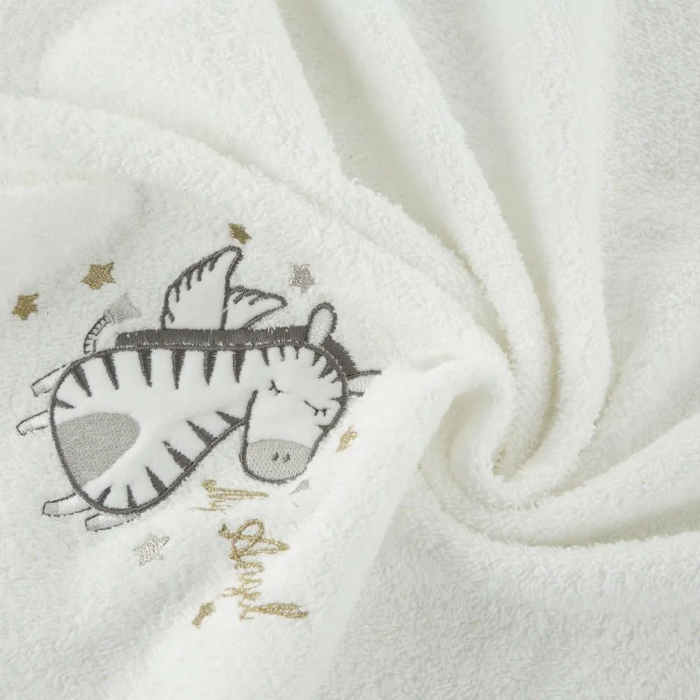 Ręcznik dziecięcy 70x140 Baby 36 biały Jednorożec 400g/m2 Eurofirany