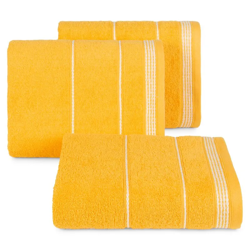Ręcznik Mira 50x90 żółty 11 frotte 500 g/m2 Eurofirany