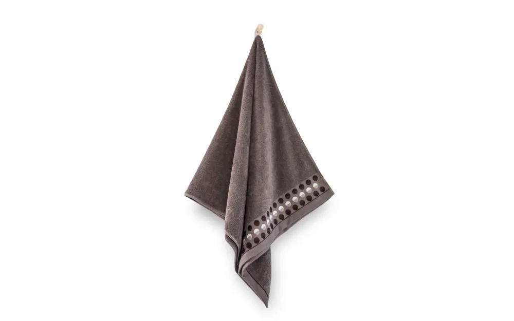 Ręcznik Zen 2 70x140 taupe beżowy frotte  450 g/m2 Zwoltex 23