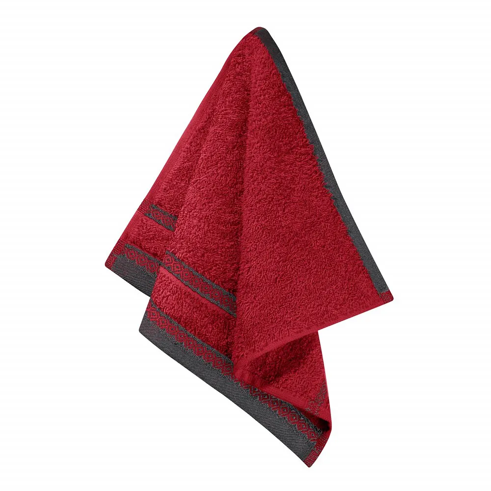 Ręcznik Panama 100x150 czerwony frotte    500g/m2