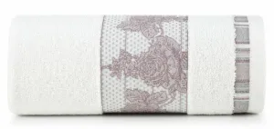 Ręcznik Isabel 70x140 biały frotte 485  g/m2 Eurofirany