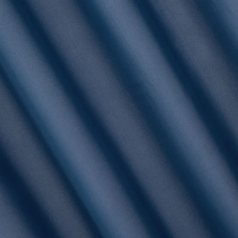 Zasłona 140x175 Rita niebieska ciemna  gotowa na przelotkach Eurofirany