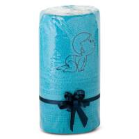 Komplet ręczników 2 szt. T/0433 niebieski Baby 500g/m2 zestaw upominkowy na prezent Eurofirany